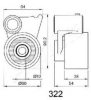 ASHIKA 45-03-322 Tensioner, timing belt